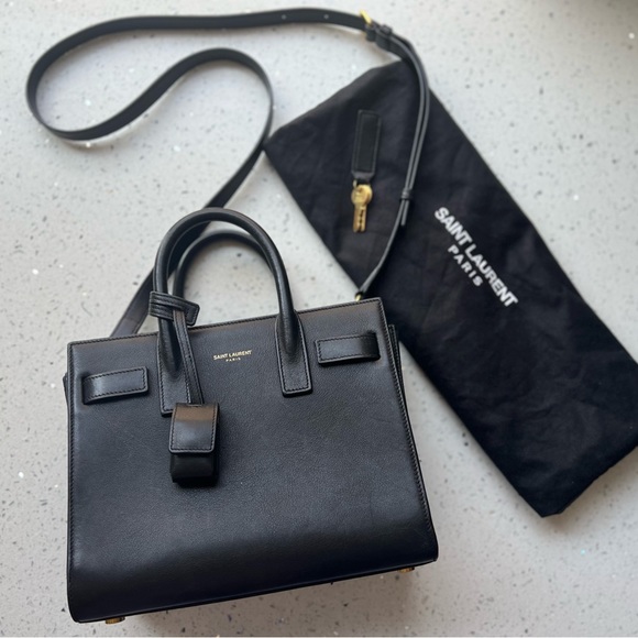 ❌SOLD❌ YSL NANO SAC DU JUOR. GOLD HARDWARE. SMOOTH LEATHER - Picture 14 of 14